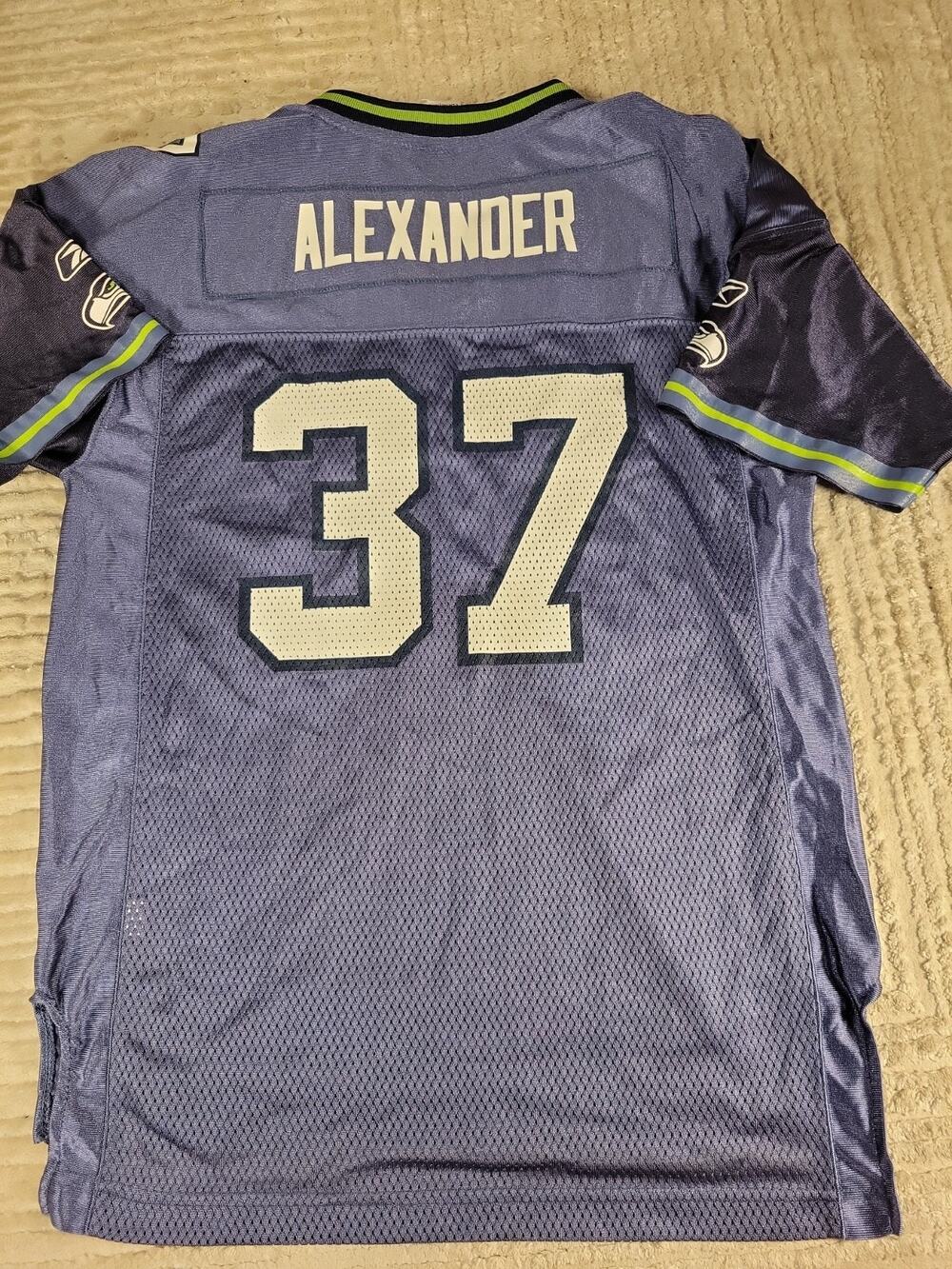 Reebok Shaun Alexander Seattle Seahawks Football Jersey Youth Large 14-16 boys